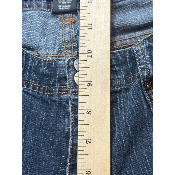 Venezia Jeans Womens Size 16 Medium Flare Leg Crop Casual Wear Pockets Denim - Picture 11 of 12